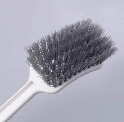 Long Handle Kitchen Scrubber with Ergonomic Rubber Grip