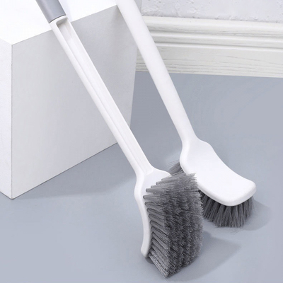 Long Handle Kitchen Scrubber with Ergonomic Rubber Grip