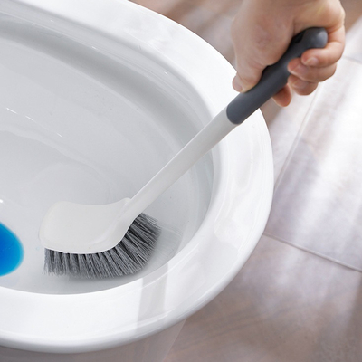 Long Handle Kitchen Scrubber with Ergonomic Rubber Grip