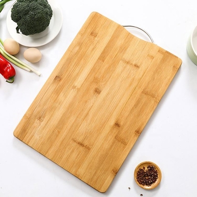 হ্যান্ডেল 650g 700g 800g সহ ব্যাকটেরিয়ারোধী বাঁশ কসাই ব্লক কাটিং বোর্ড